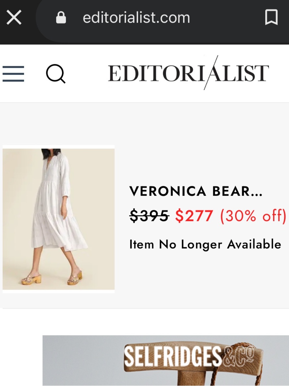 Like New - Veronica Beard Sarita White Tiered V-Neck Maxi Dress (XL) - Picture 13 of 13